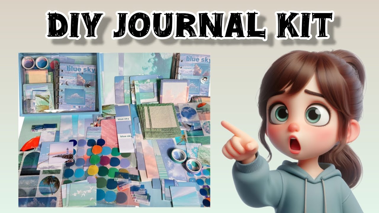 DIY Journal Kit! (5 DIYs) #youtube #journal 