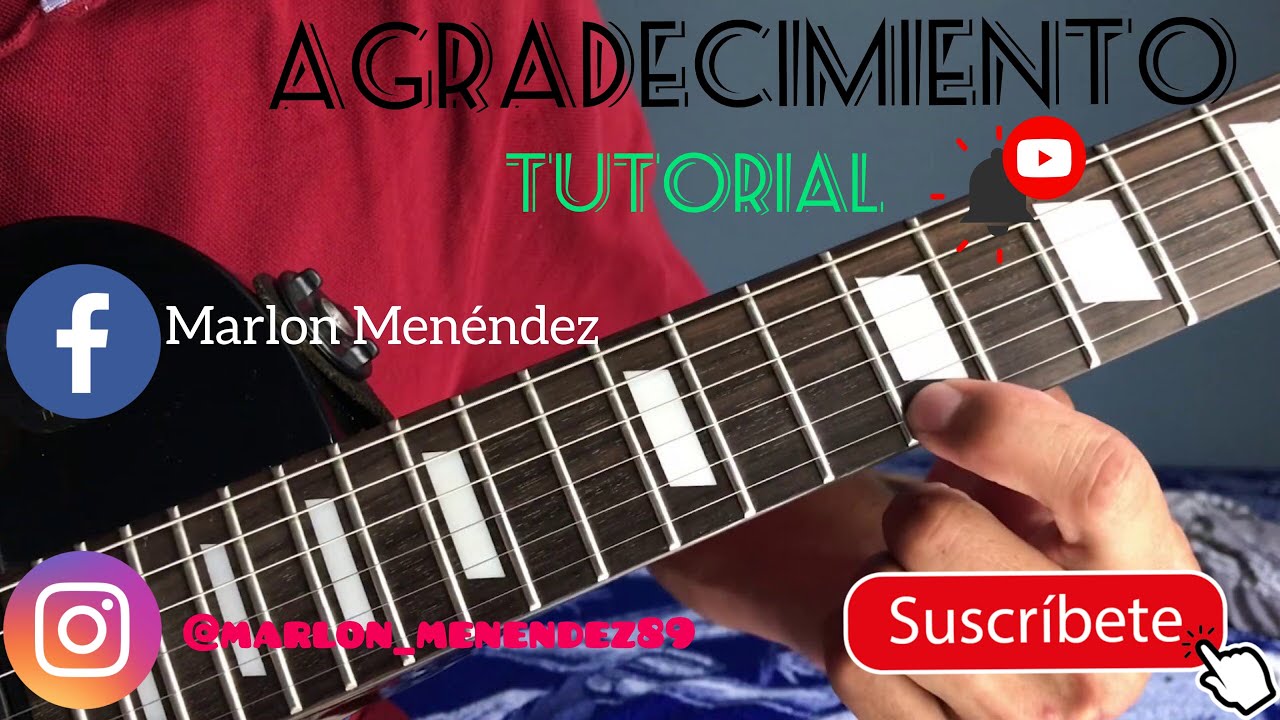 Agradecimiento tutorial de Guitarra