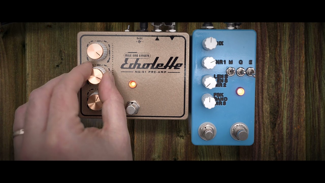 Mile End Effects Echolette with Montreal Assembly Count to Five on Piano