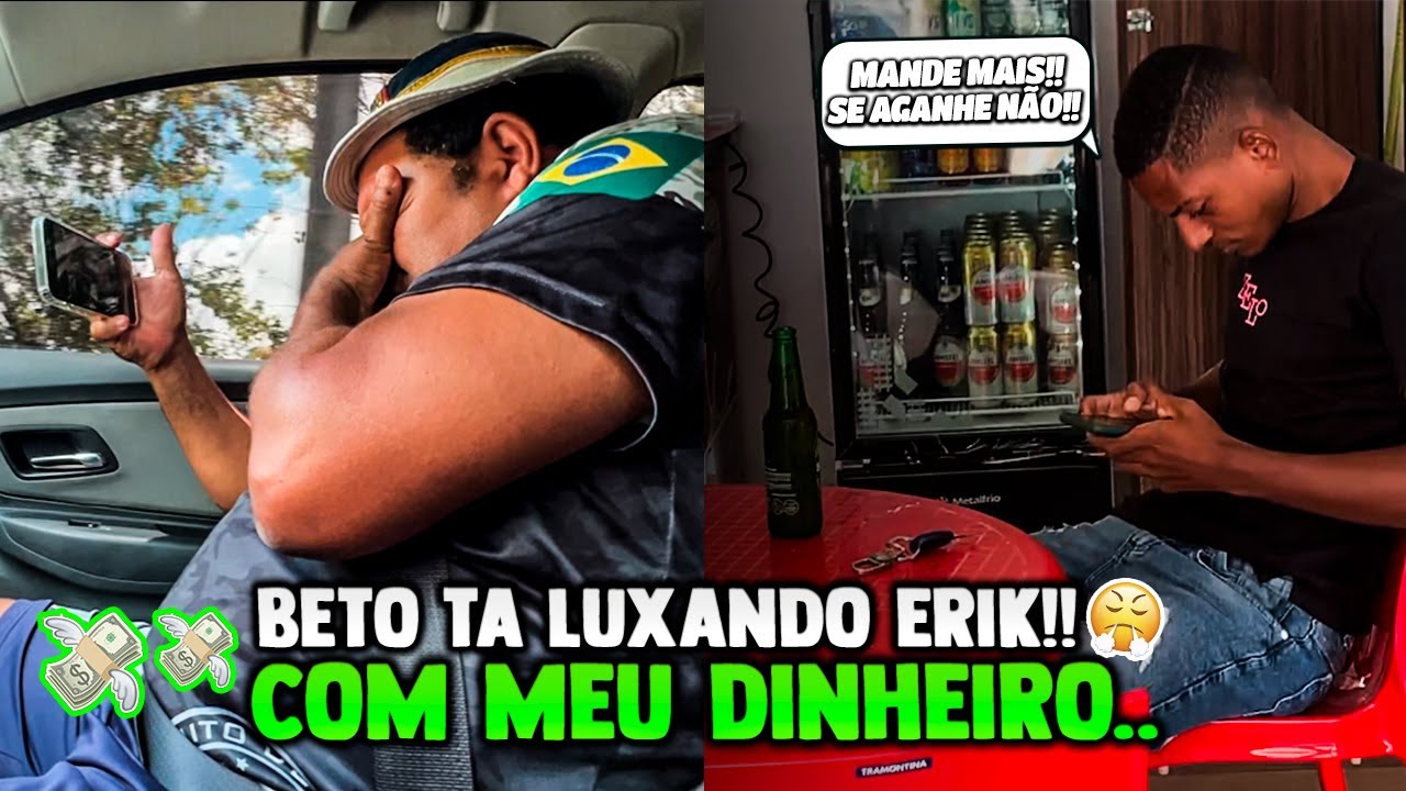 GALO CEGO VIU BETO LUXANDO COM DINHEIRO DELE E PEGOU AR | GALO CEGO