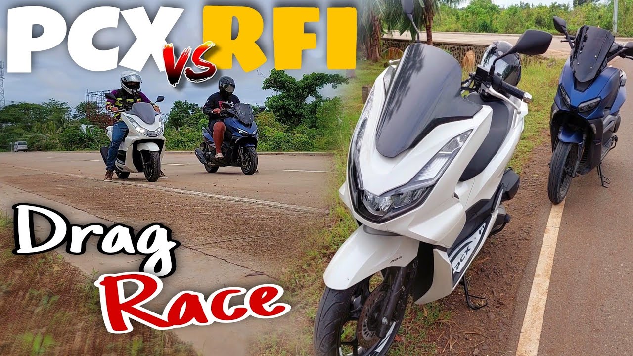 RUSI RFI 175 vs PCX 160 / DRAG RACE / TOP SPEED NG RFI
