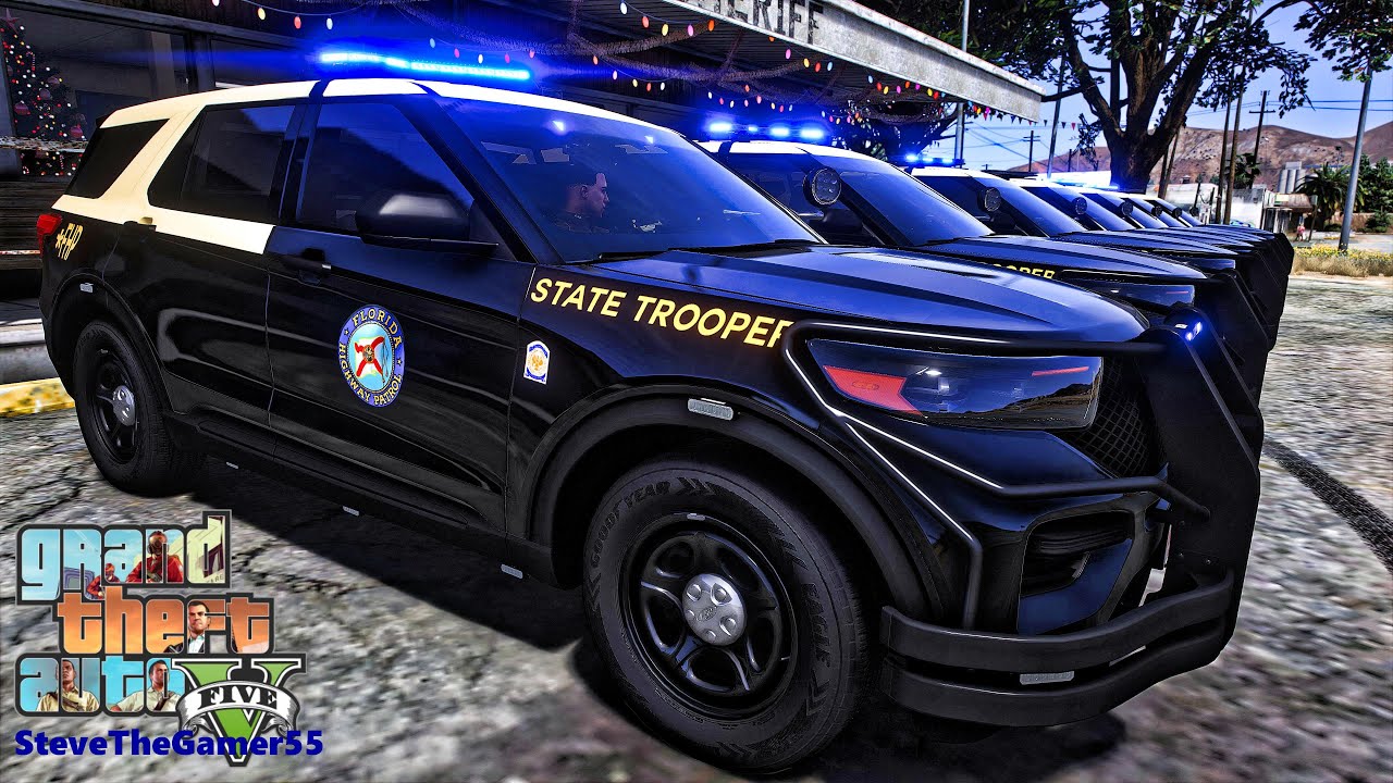 Playing GTA 5 As A POLICE OFFICER Highway Patrol|| FHP|| GTA 5 Lspdfr Mod| 4K