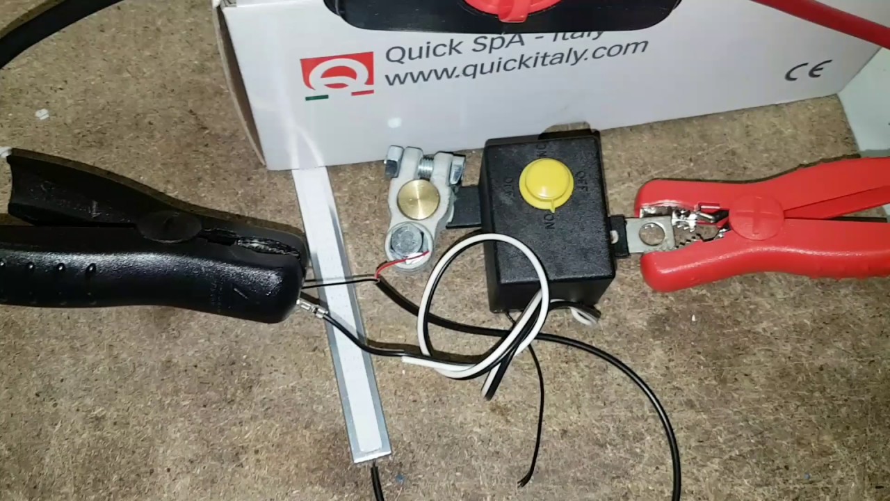 coupe batterie télécommandé !