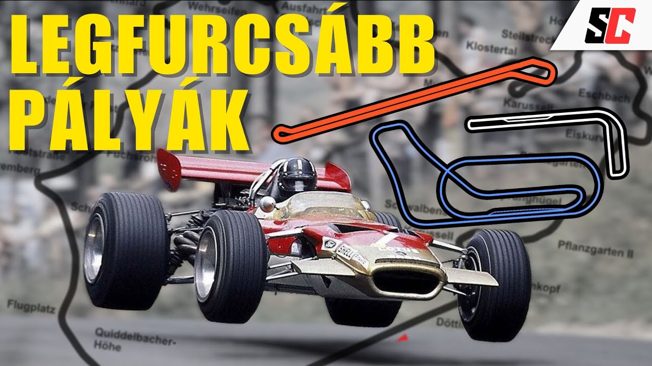 LEGFURCS&Aacute;BB p&aacute;ly&aacute;k, melyeken valaha F1-es futamot rendeztek!