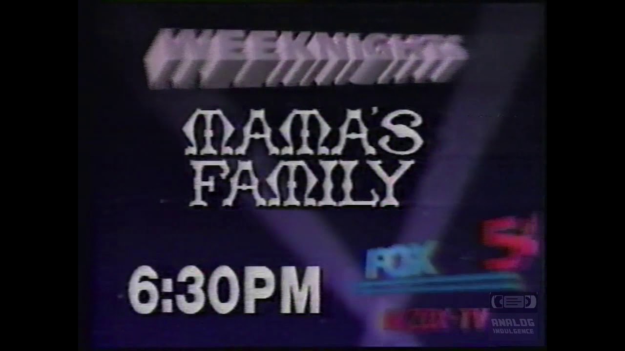 Mama's Family | Promo | 1991 | WZDX Fox 54 | Huntsville Alabama