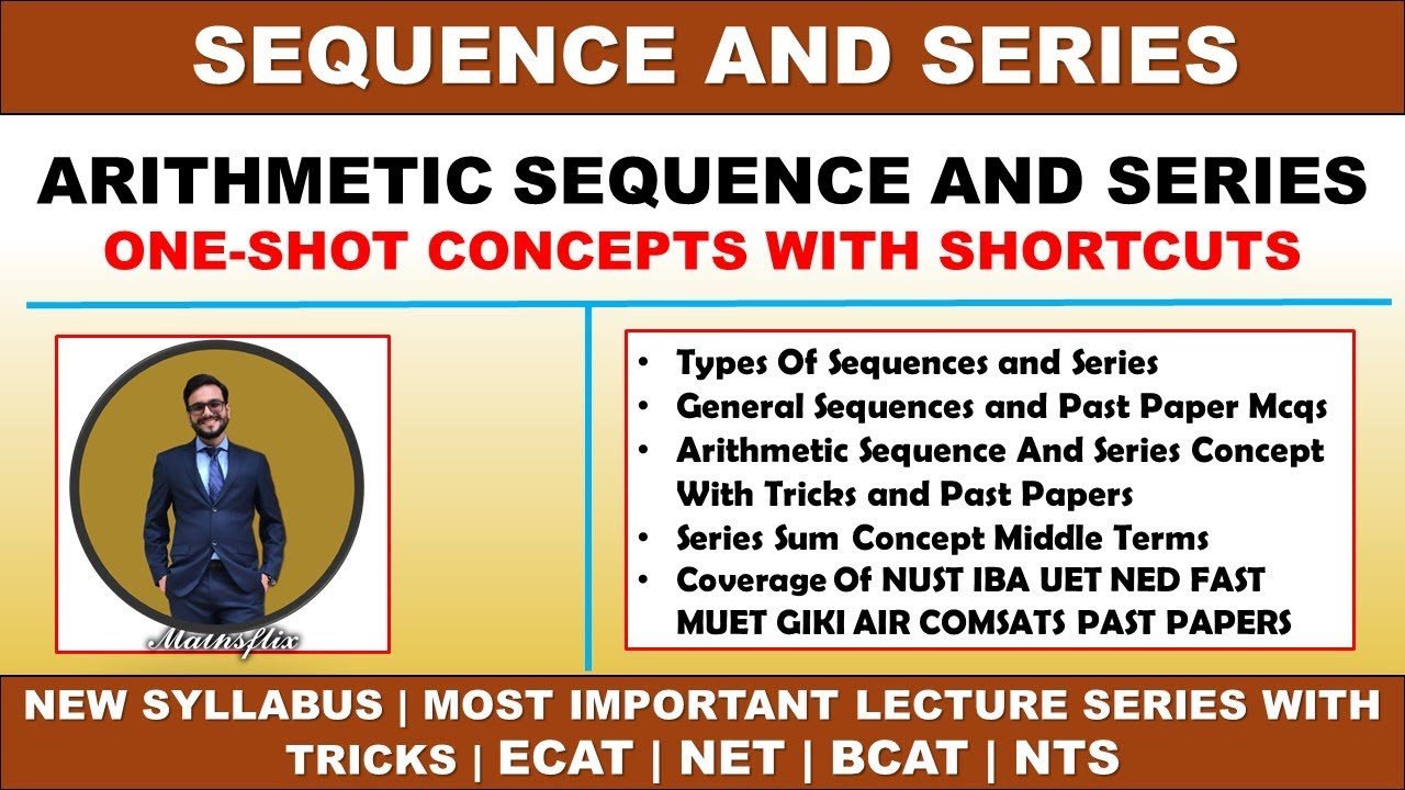 Sequence and Series | Arithmetic Sequence and Series | Aptitude Concepts With Tricks | Lecture 01