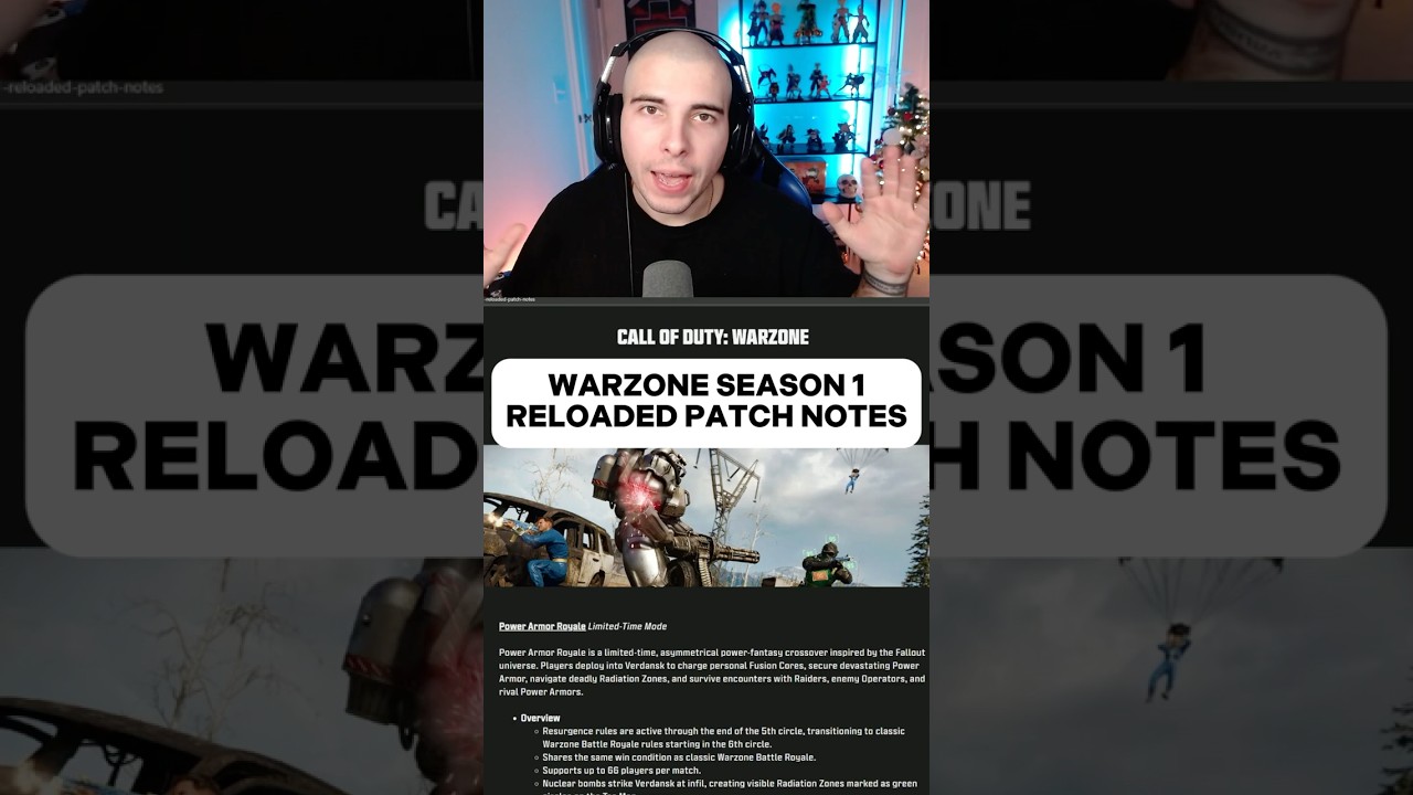 Примечания к патчу Warzone Season 1 Reloaded 