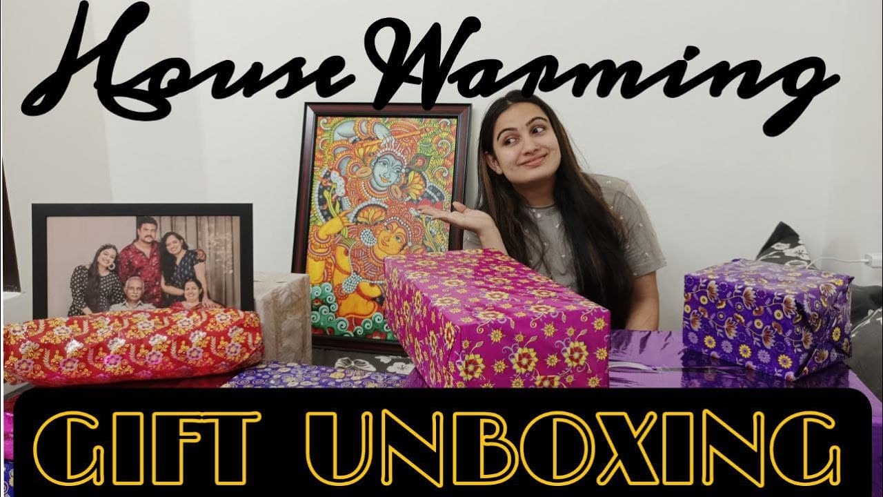 Manve Surendran | Gift Unboxing | House Warming | Chimney Vlogs | House Warming Gifts Unboxing |
