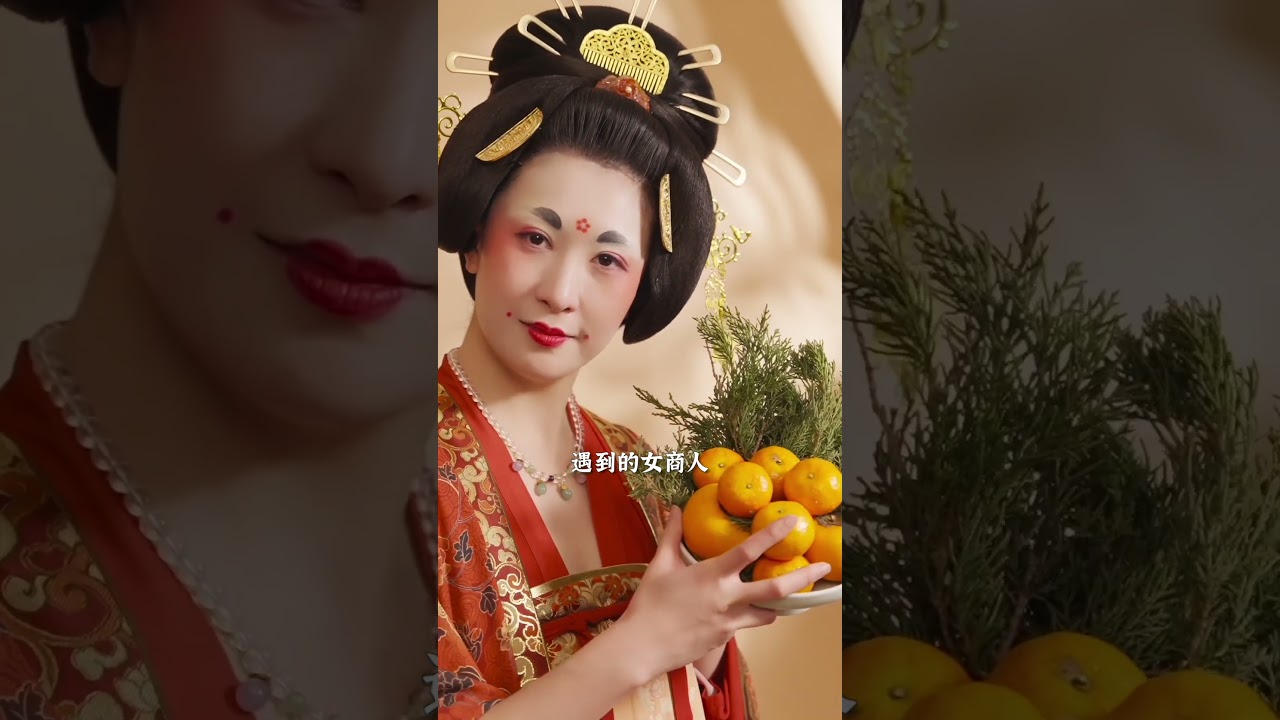 原來唐朝女子都這樣梳妝 It turns out that women in the Tang Dynasty all dressed up like this