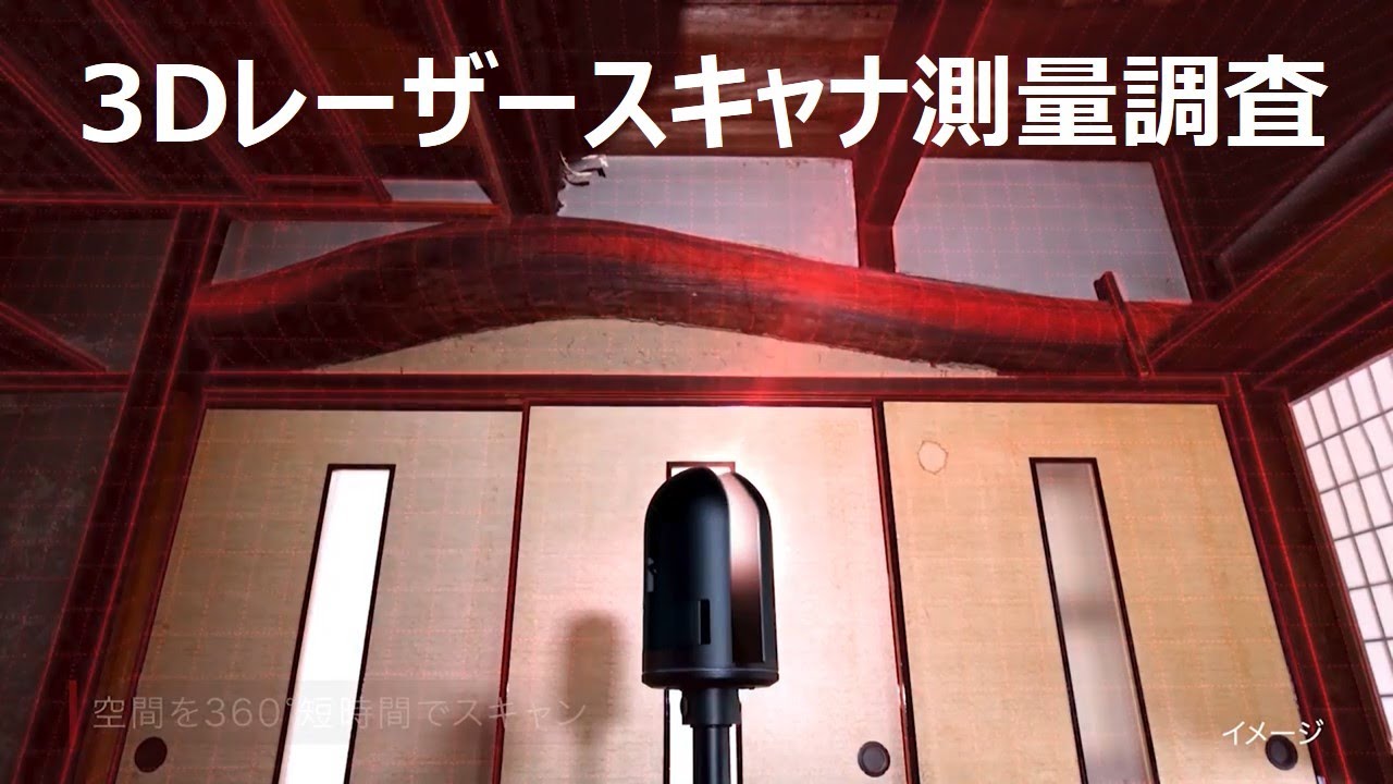 『３Dレーザースキャナ測量調査とは』木造建築設計会社、住友林業アーキテクノができるコト　住友林業グループ