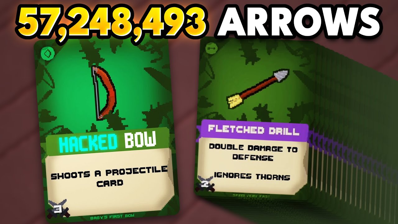 Breaking This Game to Shoot INFINITE Arrows in Dungeon Deck