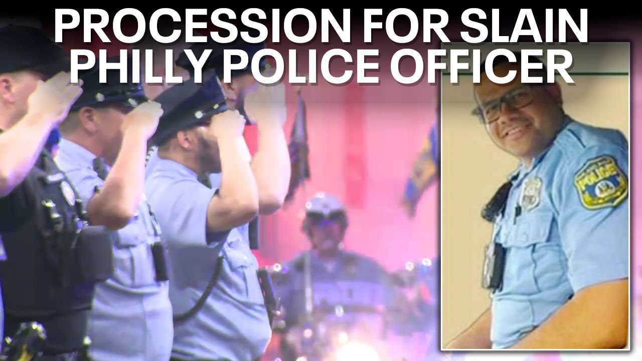 Funeral procession for fallen Philadelphia Officer Jaime Roman | FOX 29 News Philadelphia