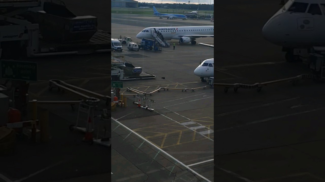 Airfrance Hop ✈️ Blueislands 🛩... plane watching 👀 brum 🇬🇧 