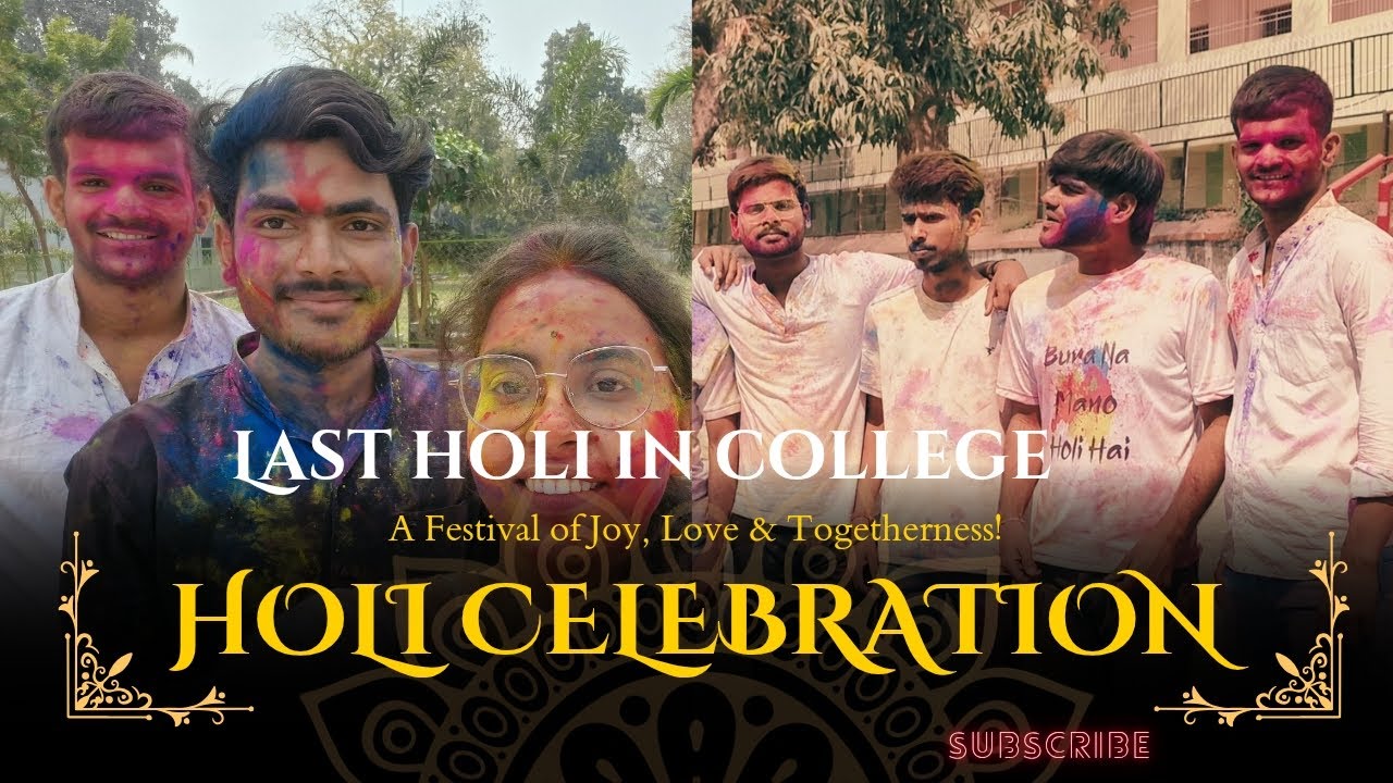 Holi Celebration || होली समारोह  in patna // Bihar National College [ patna university]