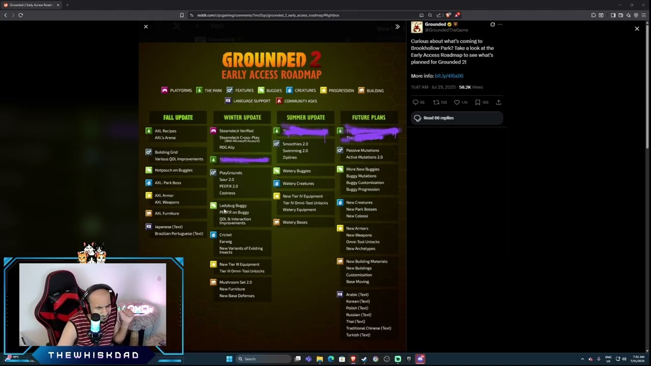 Grounded 2 Early Access Roadmap