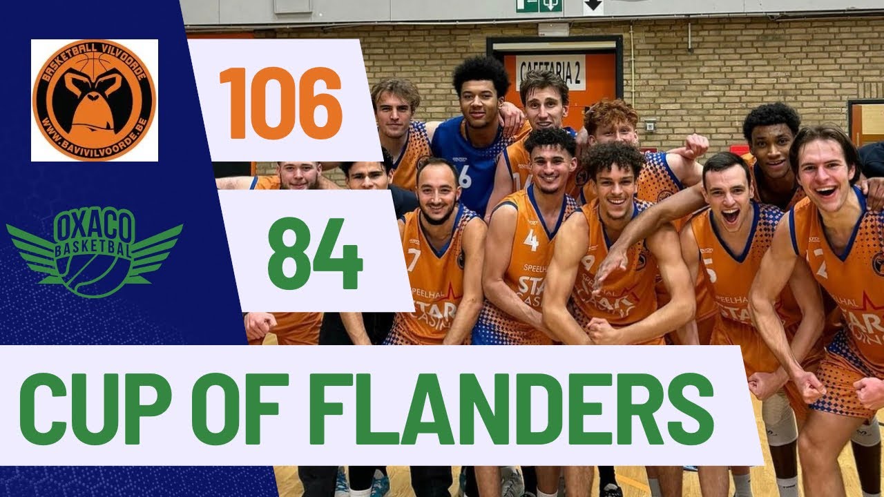 Bavi Vilvoorde B (L2) vs Oxaco Boechout (TDM1): 106-84 (1/8e Finale Beker van Vlaanderen 🏆)