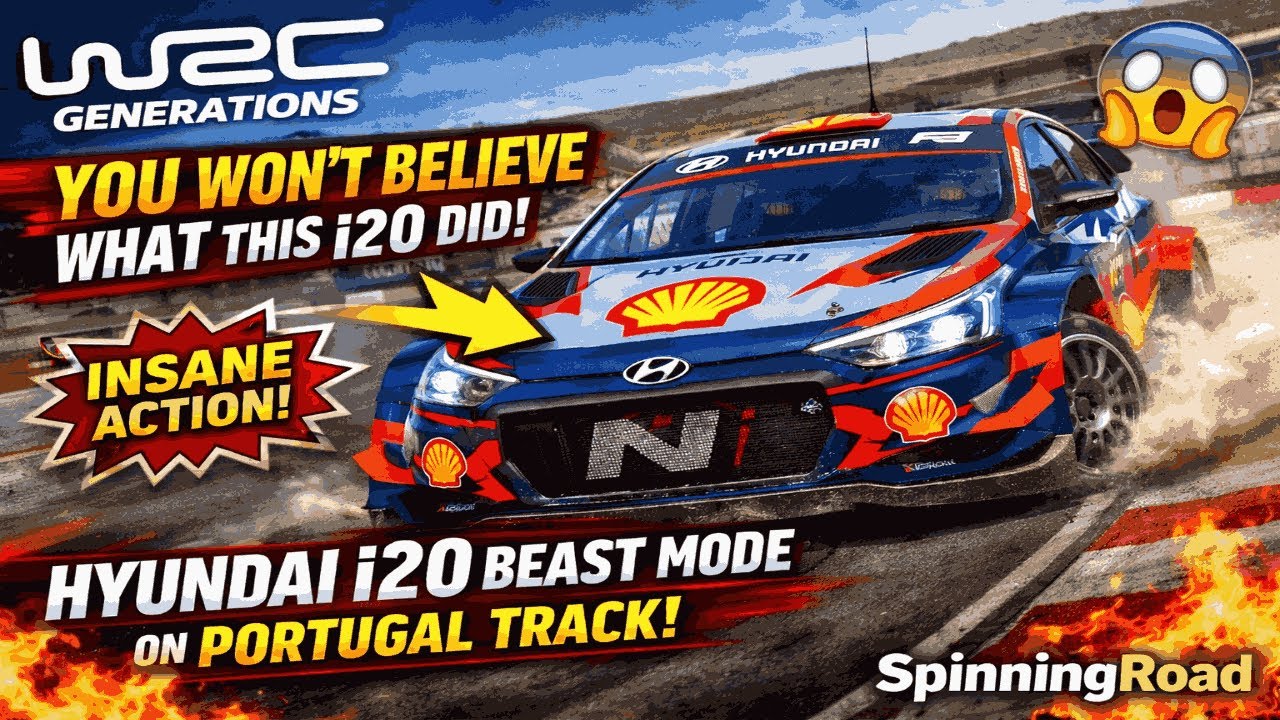 Hyundai i20 Rally Gameplay on Portugal Track | WRC Generations