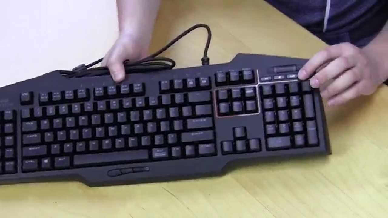 ASUS STRIX Tactic Pro Gaming Keyboard Unboxing & Overview