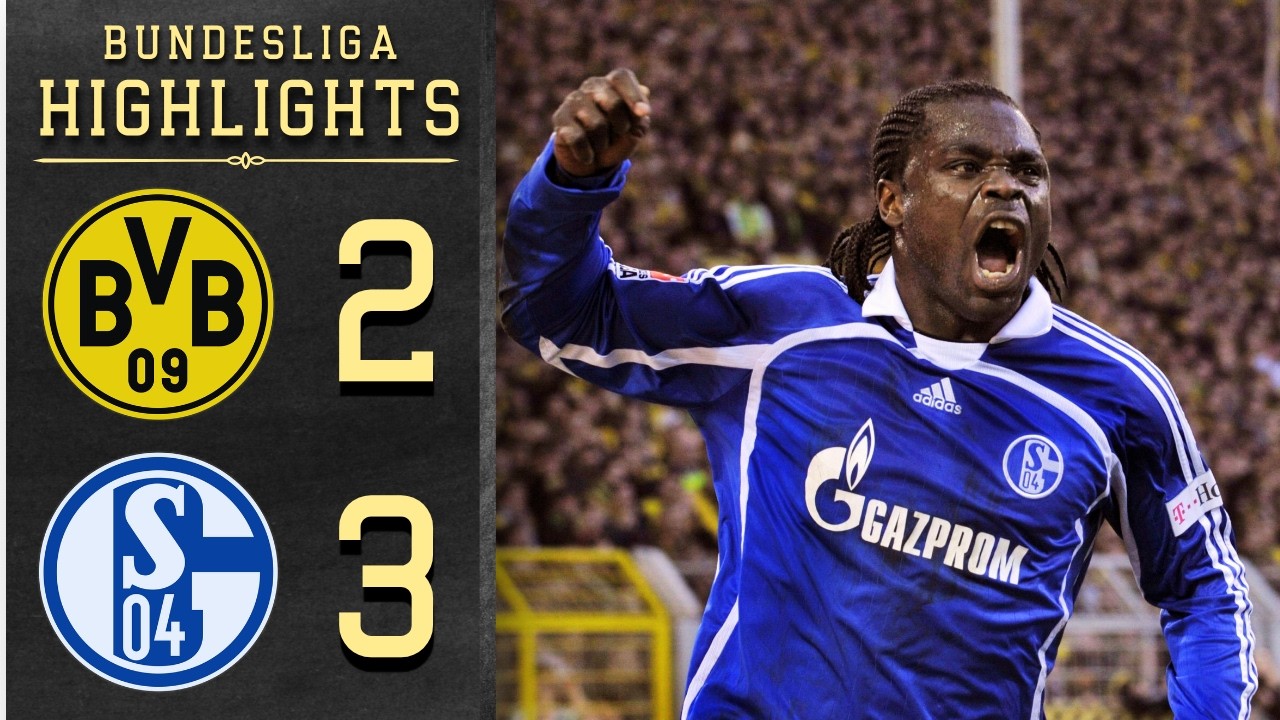 Borussia Dortmund vs. Schalke 04 | Asamoah prägt das Revierderby | Bundesliga 2007/08