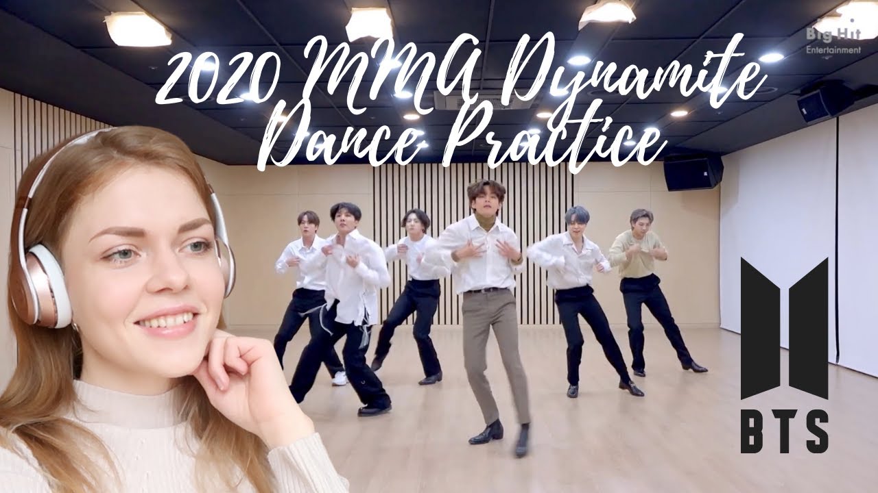 BTS (방탄소년단) 2020 MMA 'Dynamite' Dance Break Practice Reaction