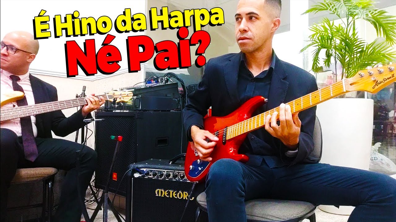 😍 Toquei o Hino da Harpa Breve No Céu Jesus na Igreja na Guitarra – Confira o Som!