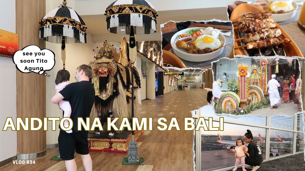 BALI DAY 1- FIRST TRAVEL NAMING TATLO 👨‍👩‍👧  SA BALI, INDONESIA NA KAMI 💛