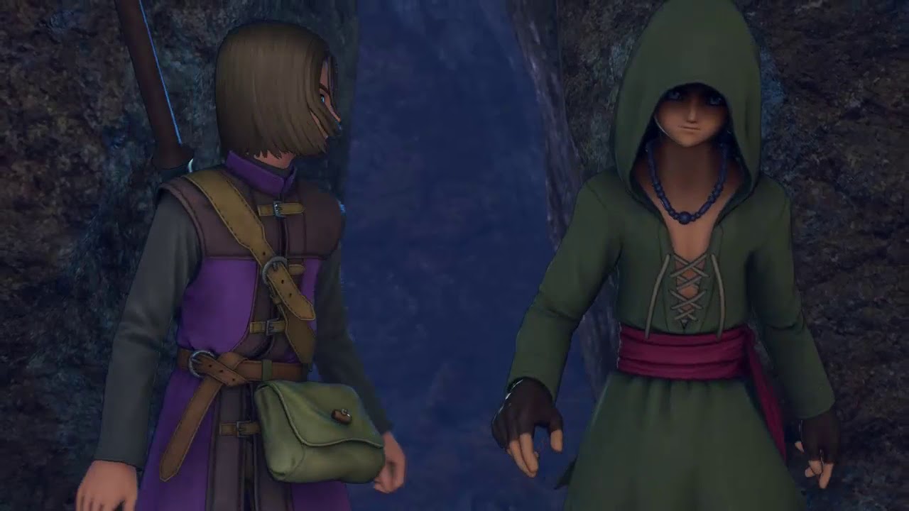 Dragon Quest XI - Chased By A Dragon And A Fabulous Jump