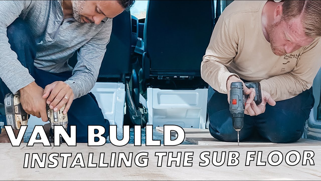 Vanlife Australia, Self Built 6 Seat Sprinter | Subfloor and Leaking A/C | FAMILY VANBUILD VLOG