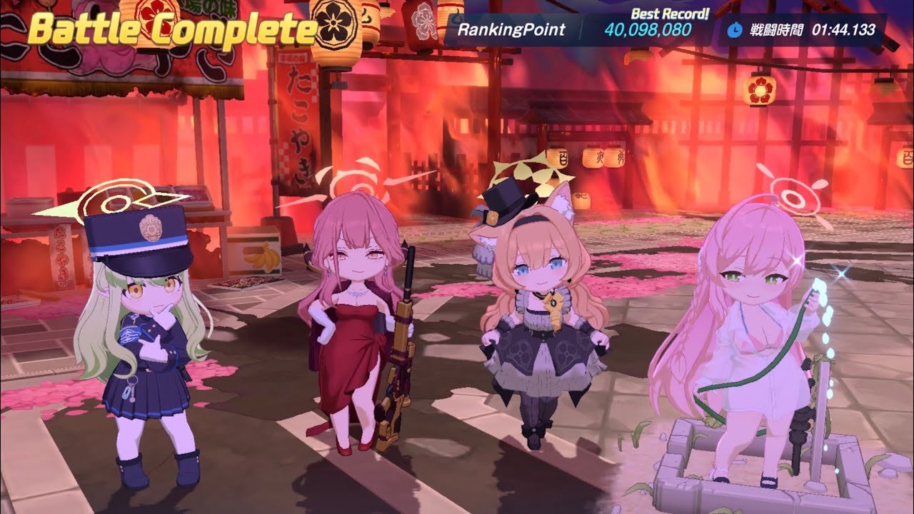 【ブルアカ】総力戦 クロカゲ 市街地 torment 40098080