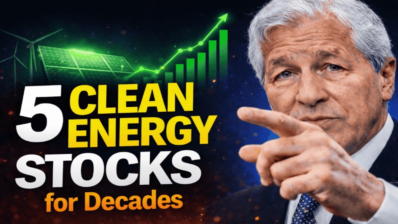 5 Clean Energy Stocks Built for Long-Term Value| Jamie Dimon