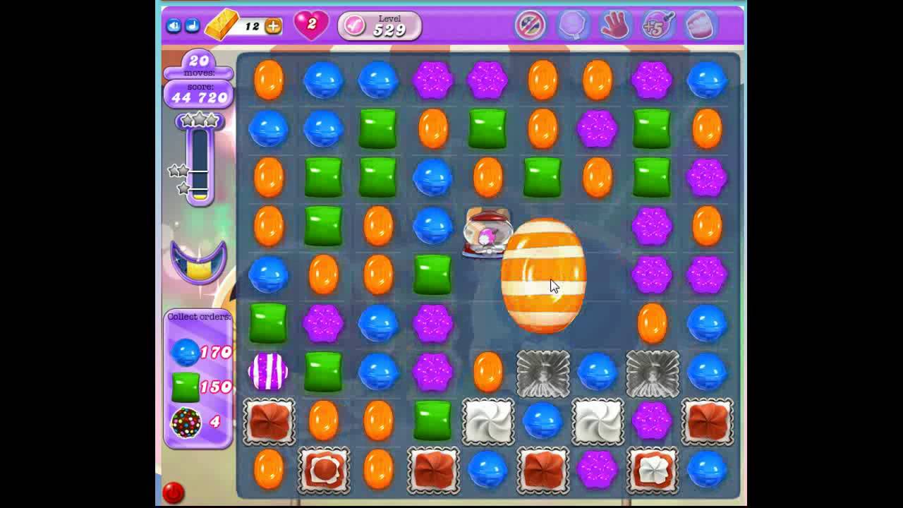 Candy Crush Saga DREAMWORLD level 529