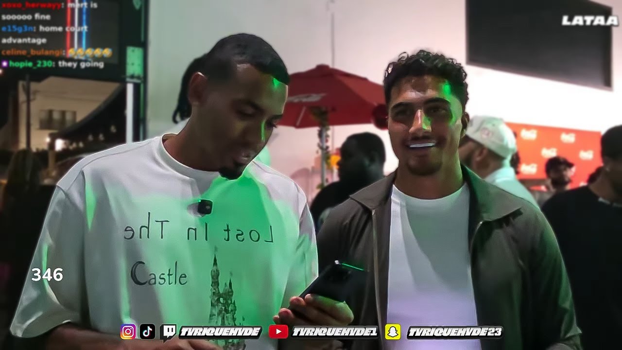 Tyrique Hyde and Mert Outside in LA on a 2 Man 🇺🇸👀