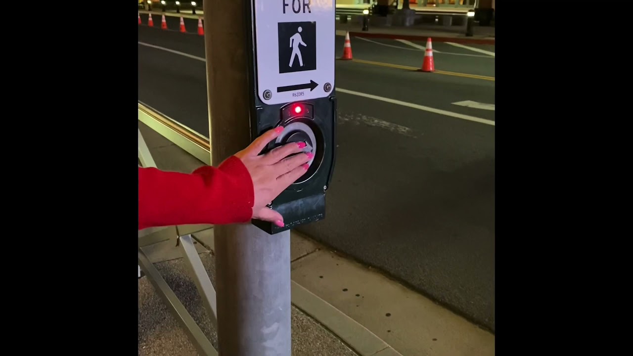 Accessible Pedestrian Signal or Audible:  Announces to blind pedestrians when to cross the street