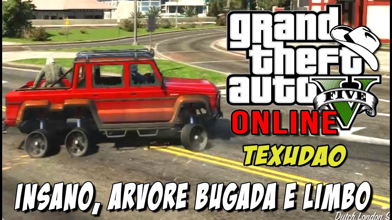 GTA 5 Online - Texudão insano, árvore bugada , choque e limbo no prédio