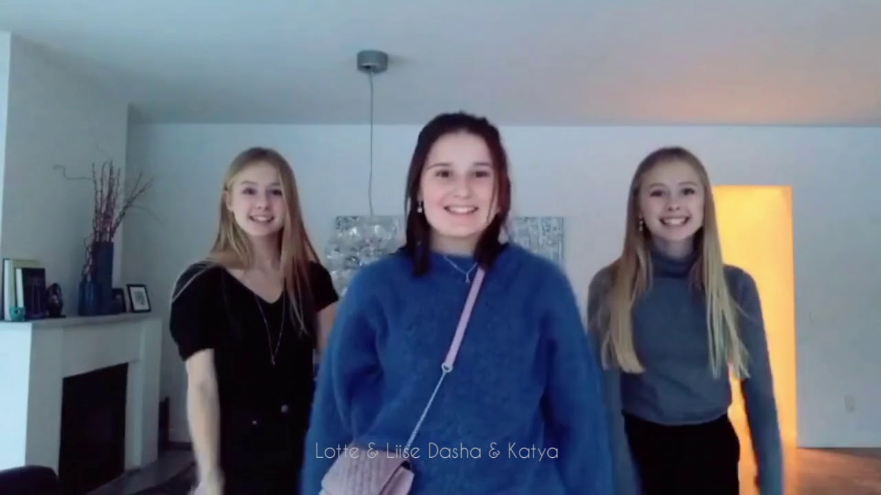 💜Lotte & Liise VS Iza & Elle💜The Best Twins💙 - Lotte & Liise Dasha & Katya
