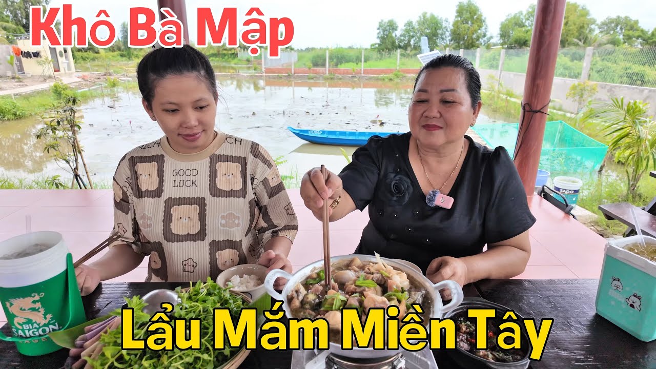 Lẩu mắm thơm phức ăn là nhức mình mẩy luôn 