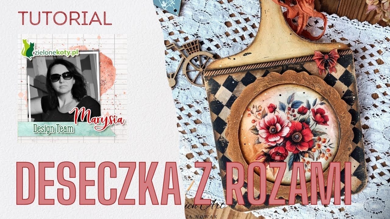 Deseczka decoupage | Marysia