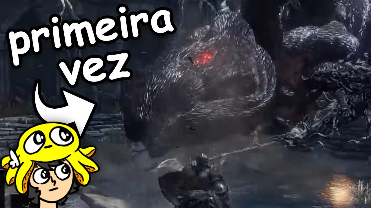 lutei com um boss do dark souls sem nunca ter jogado