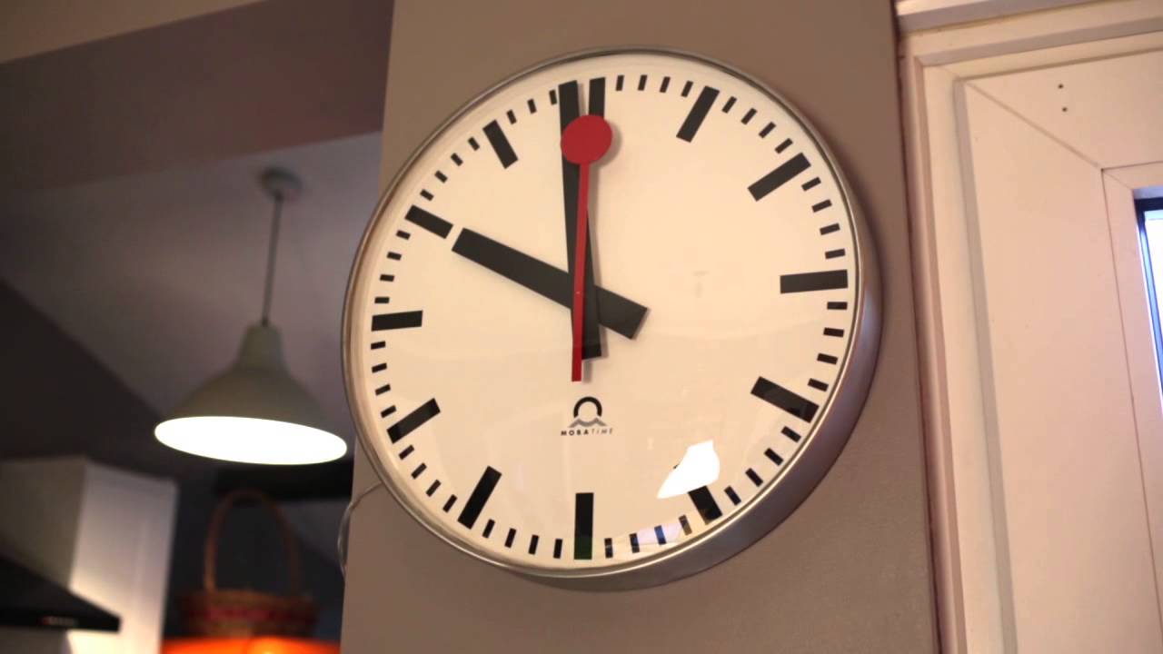 Swiss Railway Clock at Home