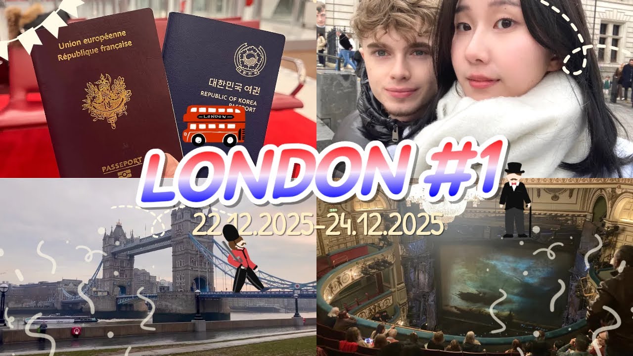 [🇬🇧💂런던 Vlog#1]크리스마스 직전의 런던-Londonlog: Christmas in London🎄