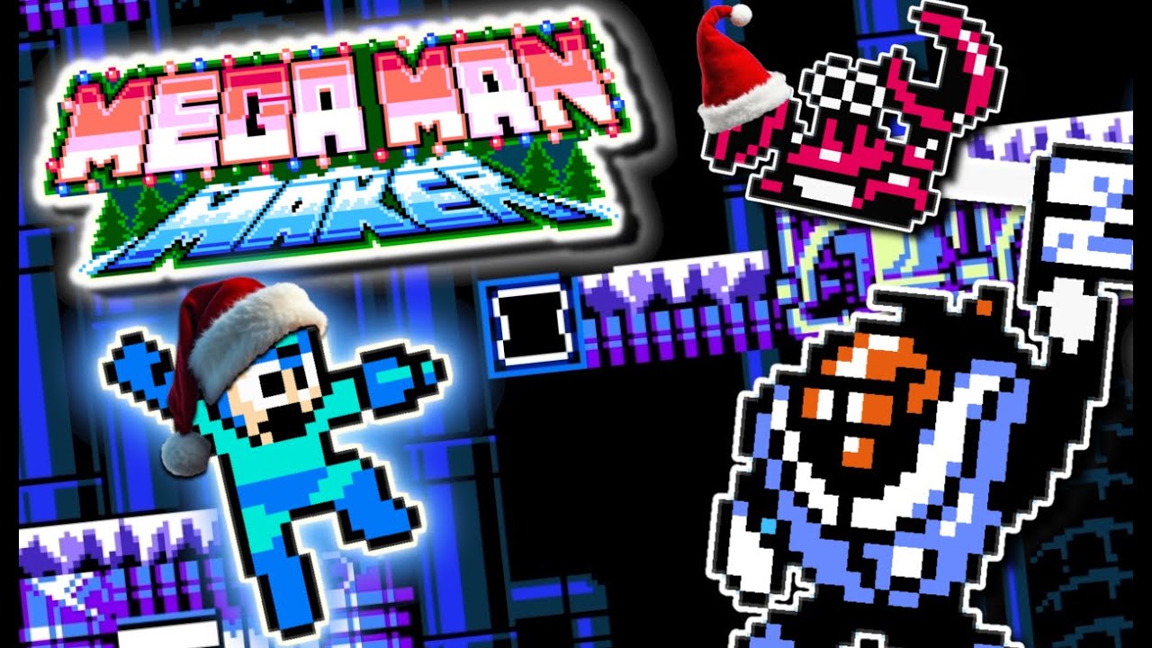 Mega Man Maker 1.10 - Frosted pipeworks!