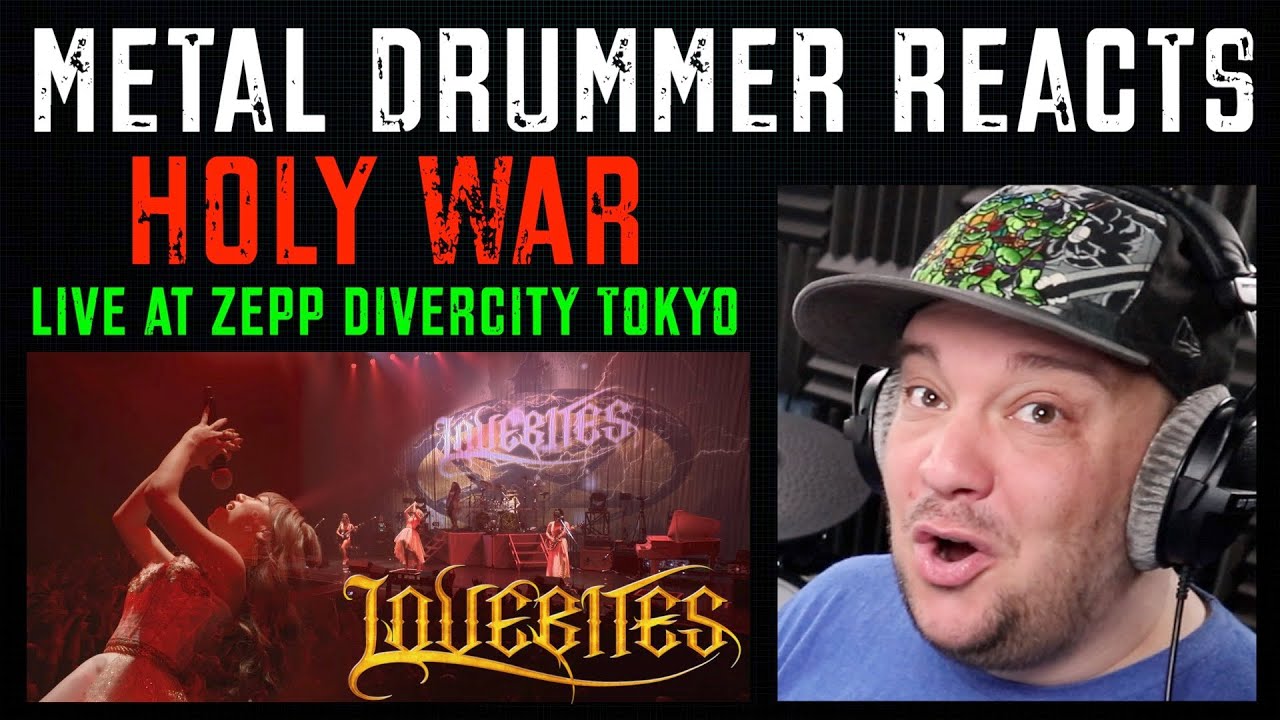 Metal Drummer Reacts to HOLY WAR (LOVEBITES)