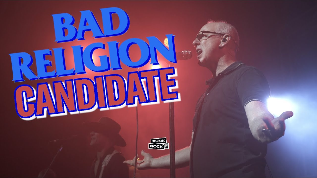 BAD RELIGION LIVE - CANDIDATE LIVE GARDEN AMP, 2024 - 4K WITH LYRICS