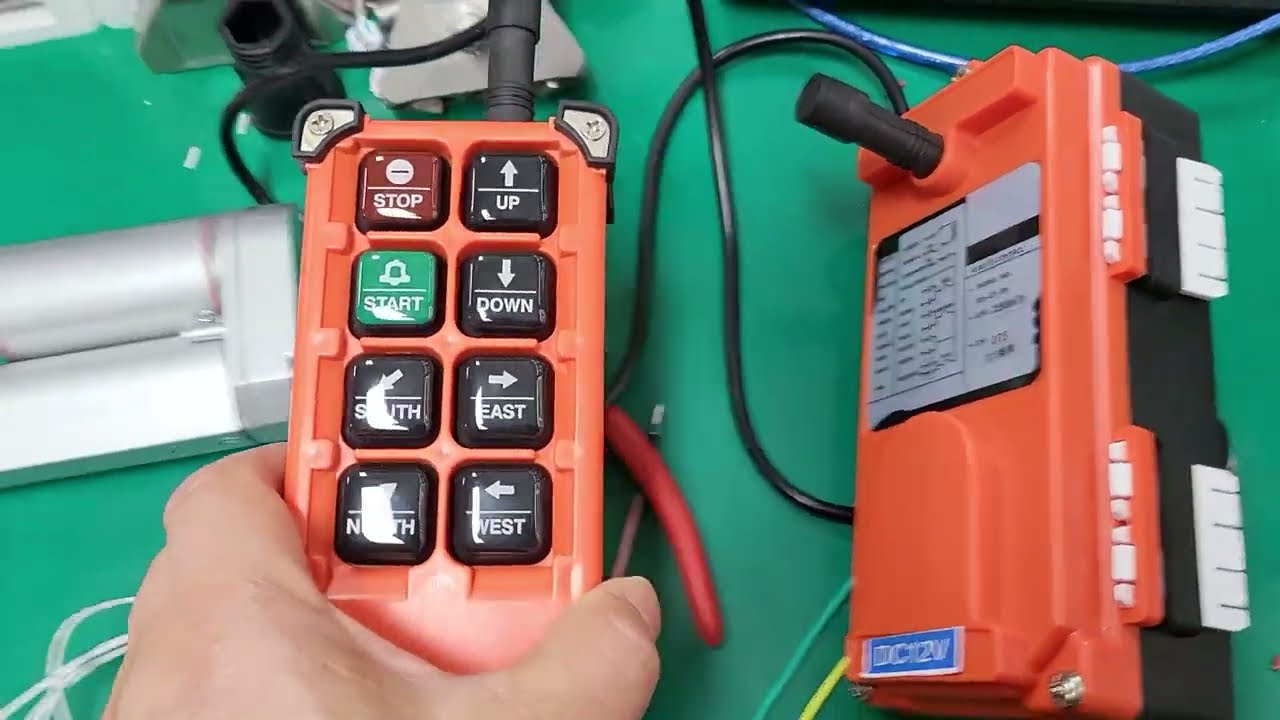 리모컨 사용법과 원리이해 f21-e1b 리니어 엑츄레이터 원격작동 remote control