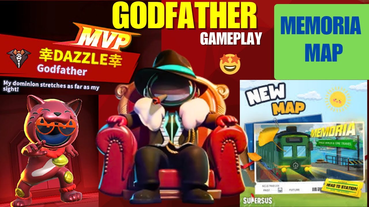 Playing in NEW Memoria Map🚊 GodFather GamePlay | Super Sus | #supersus #gaming #gameplay #trending