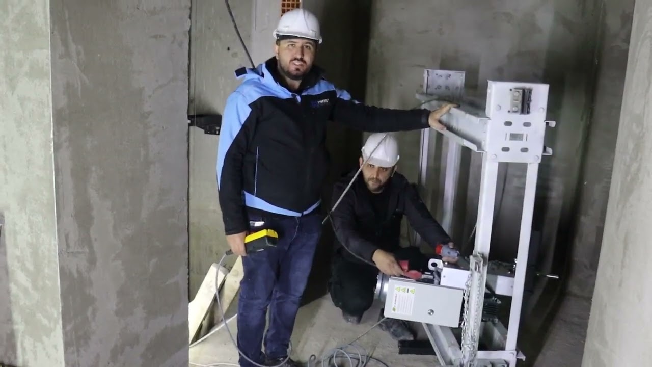 ASANSÖR MONTAJ VİNCİ (TİRAK) KURULUMU