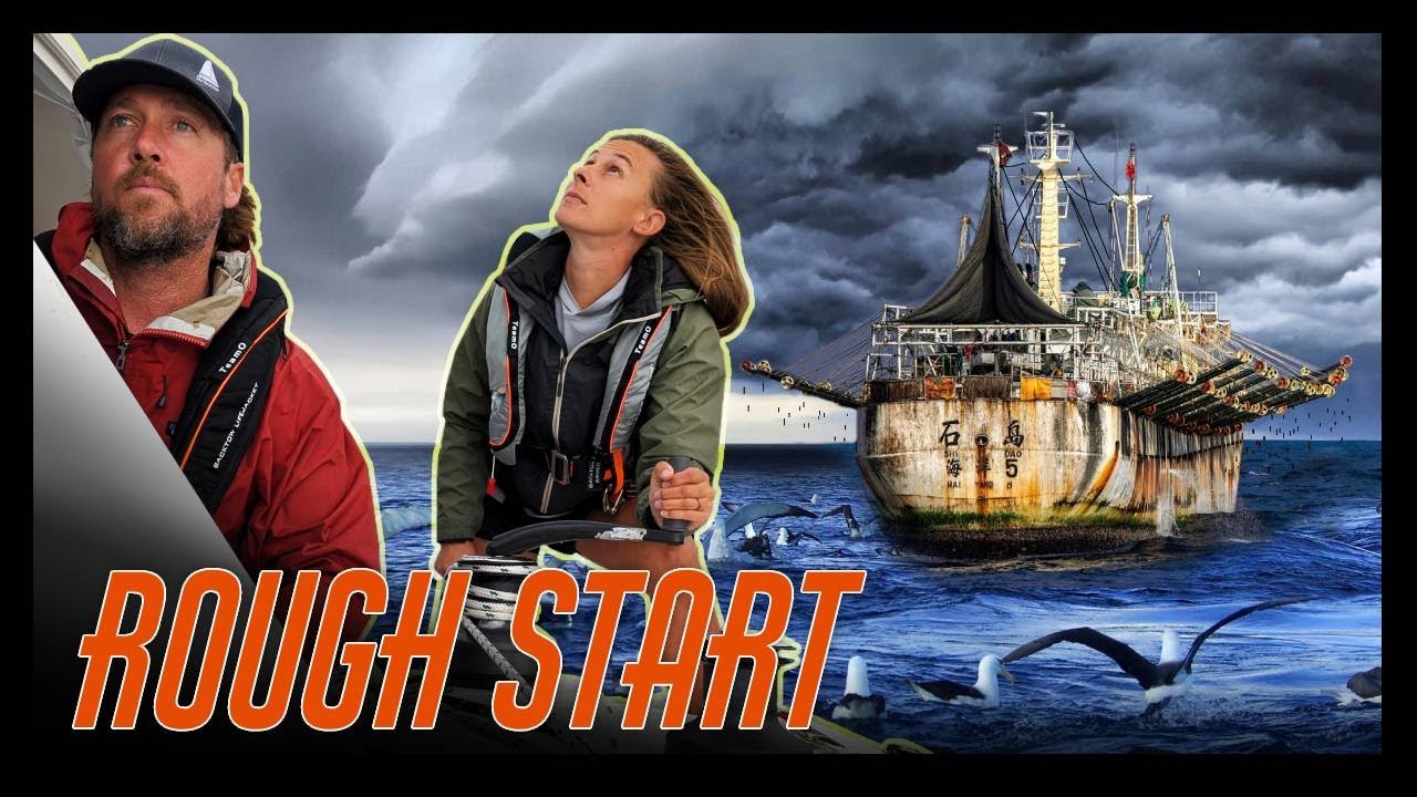 Crossing the Pacific ⛵️🌊 - Part 2 | Storms, Struggles & Fishing Fleets! Ep 52