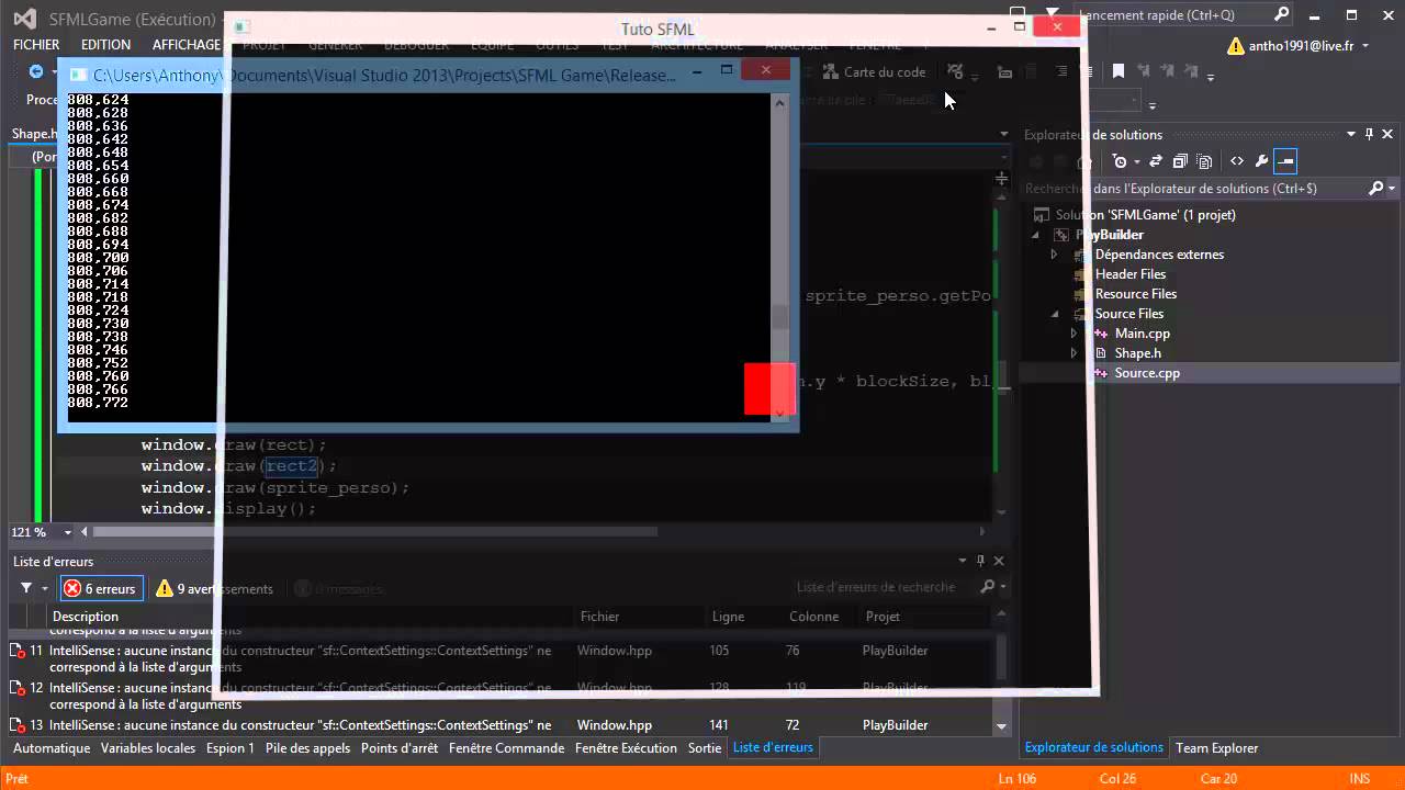 Programmer des jeux C++ / SFML - Tuto 7 - scrolling