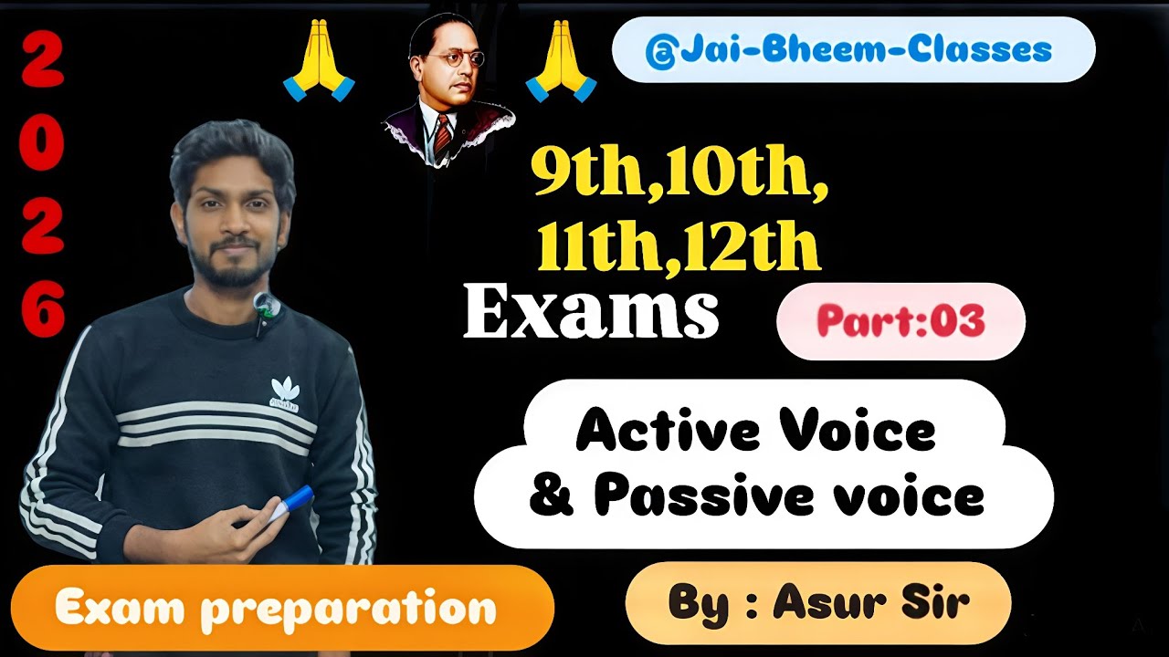 Grammar Series Active_Passive Part 03 @Jai-Bheem-Classes-Hardoi @asursen6609 