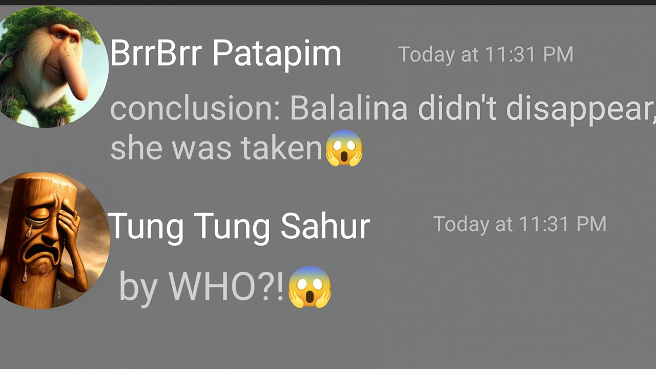italian brainrot chat: Balalina is Missing 💔😳
